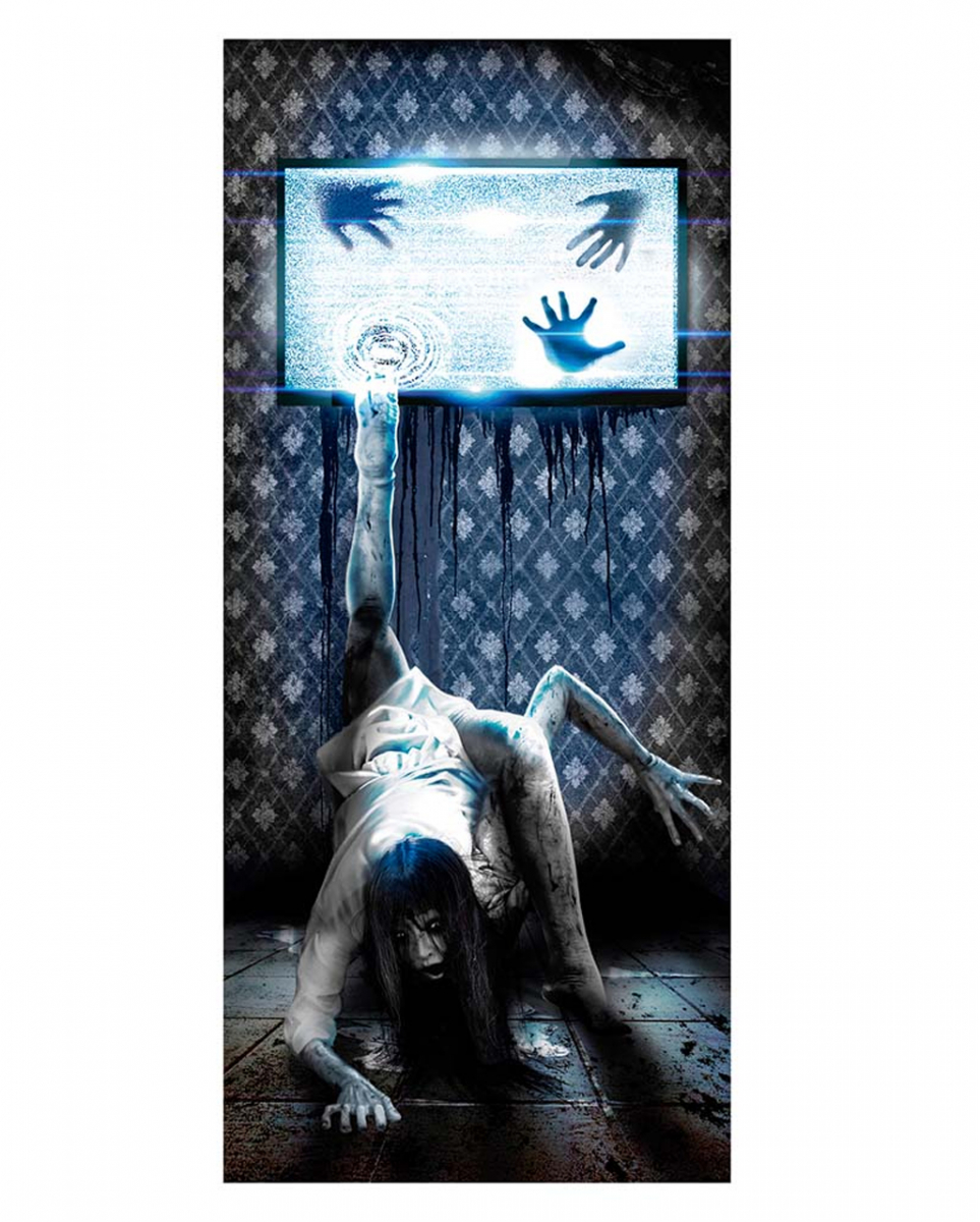 Horror Fernseher Türdeko 80x180cm