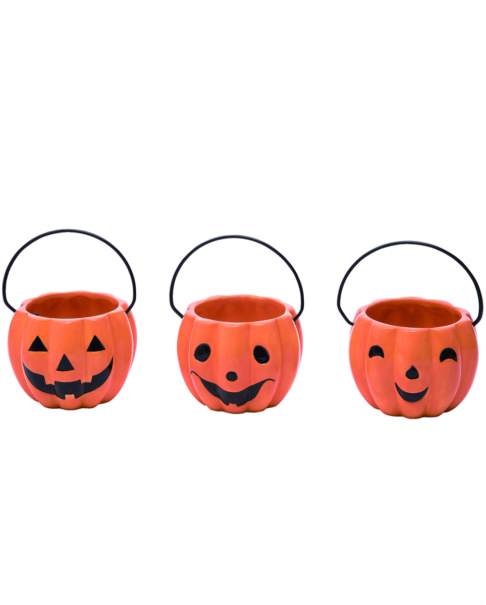 Halloween Kürbis Schüssel mit Henkel