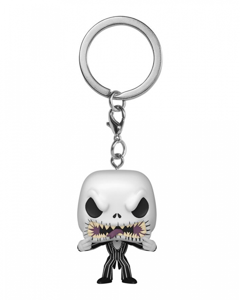 Jack Skellington Scary Face Schlüsselanhänger Funko Pocket POP!