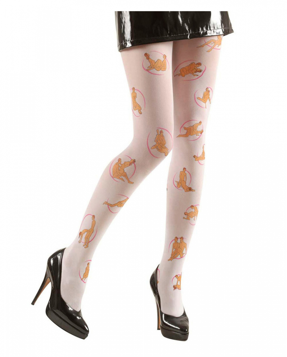 Kamasutra Strumpfhose weiß