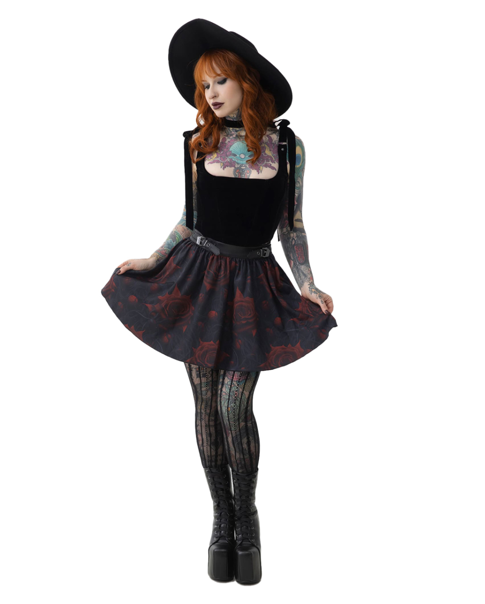 Blood Rose Skirt KILLSTAR