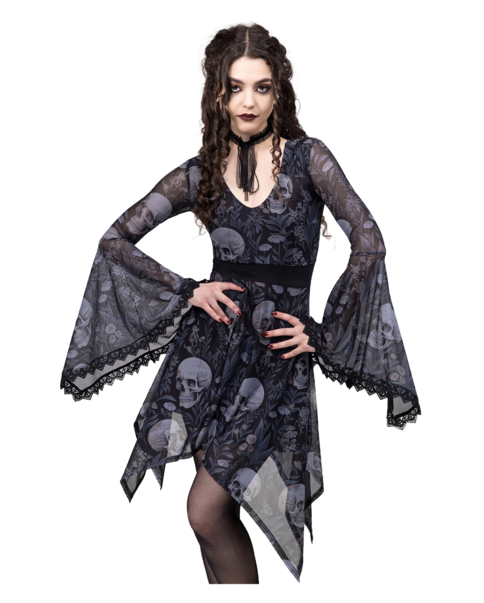 Death's Head Skater Kleid KILLSTAR
