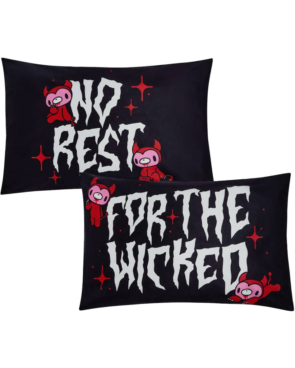 Gloomy Bear Kissenhüllen 2er Set KILLSTAR 48x76cm