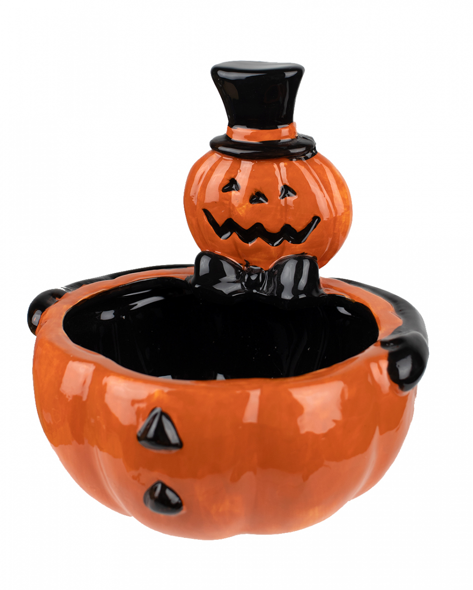 Vintage Süßigkeiten Schale Halloween Kürbis