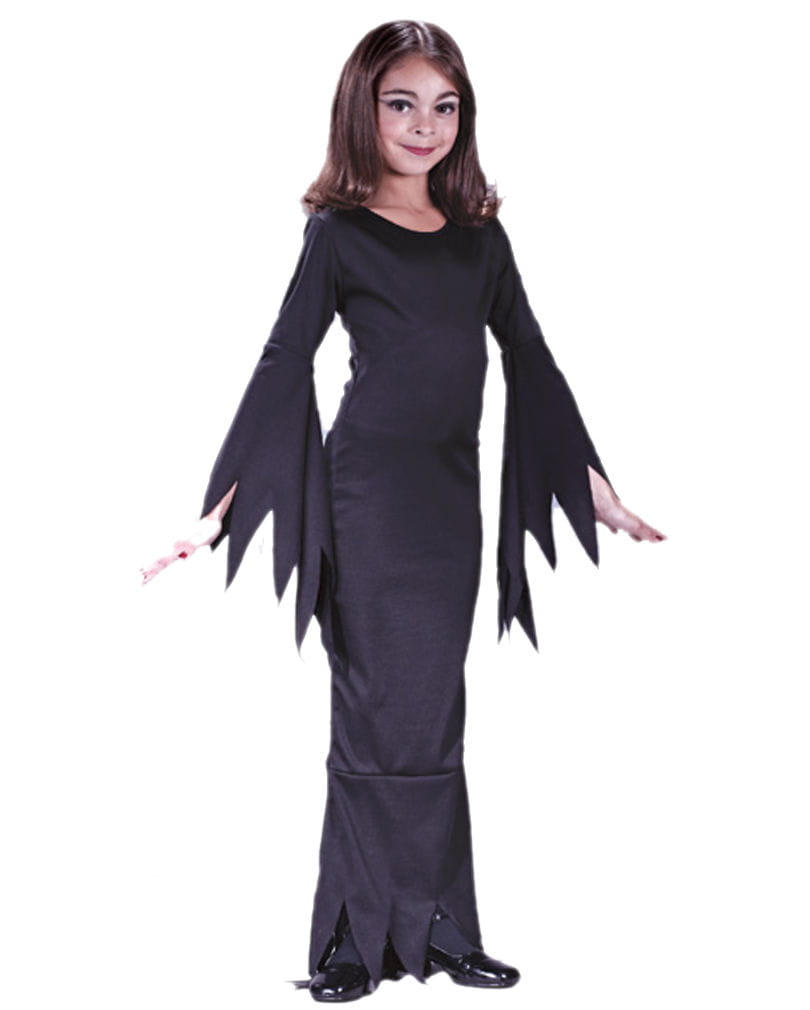 Madame Morticia Mädchenkostüm S