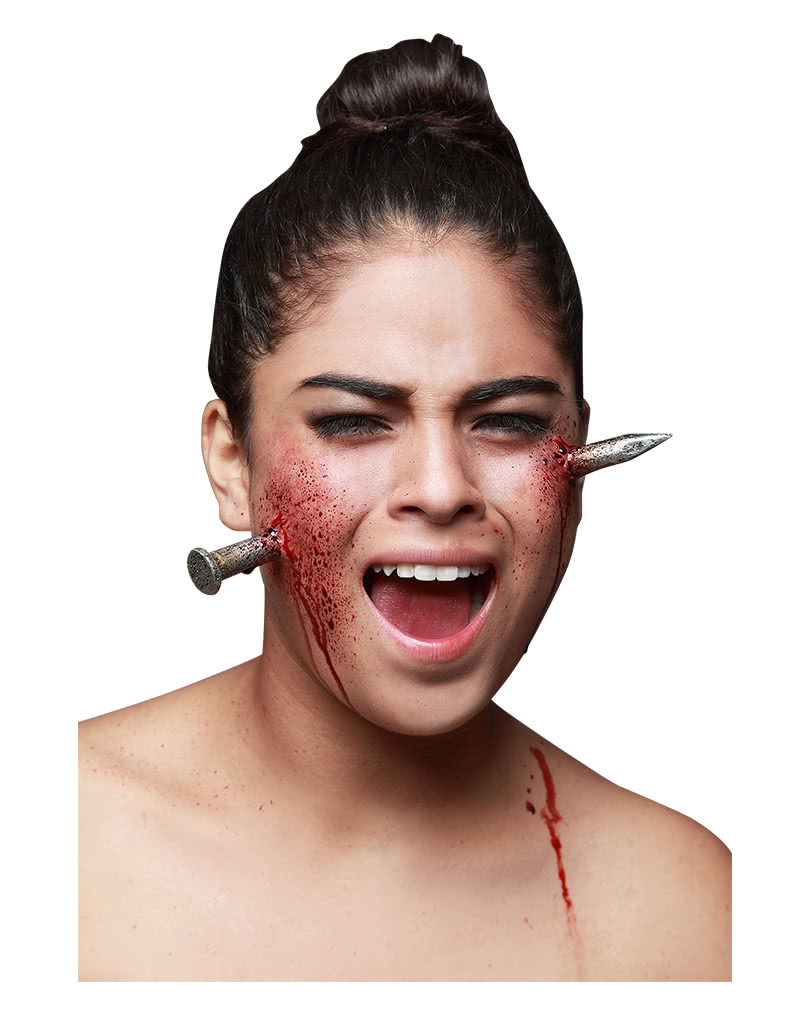 Nagel Wunde Latexapplikation