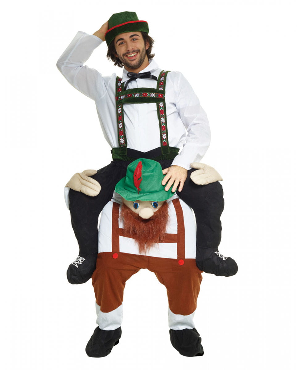 Starker Bayer Huckepack Kostüm