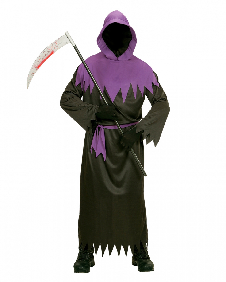 Phantom Kostüm mit violetten Kragen