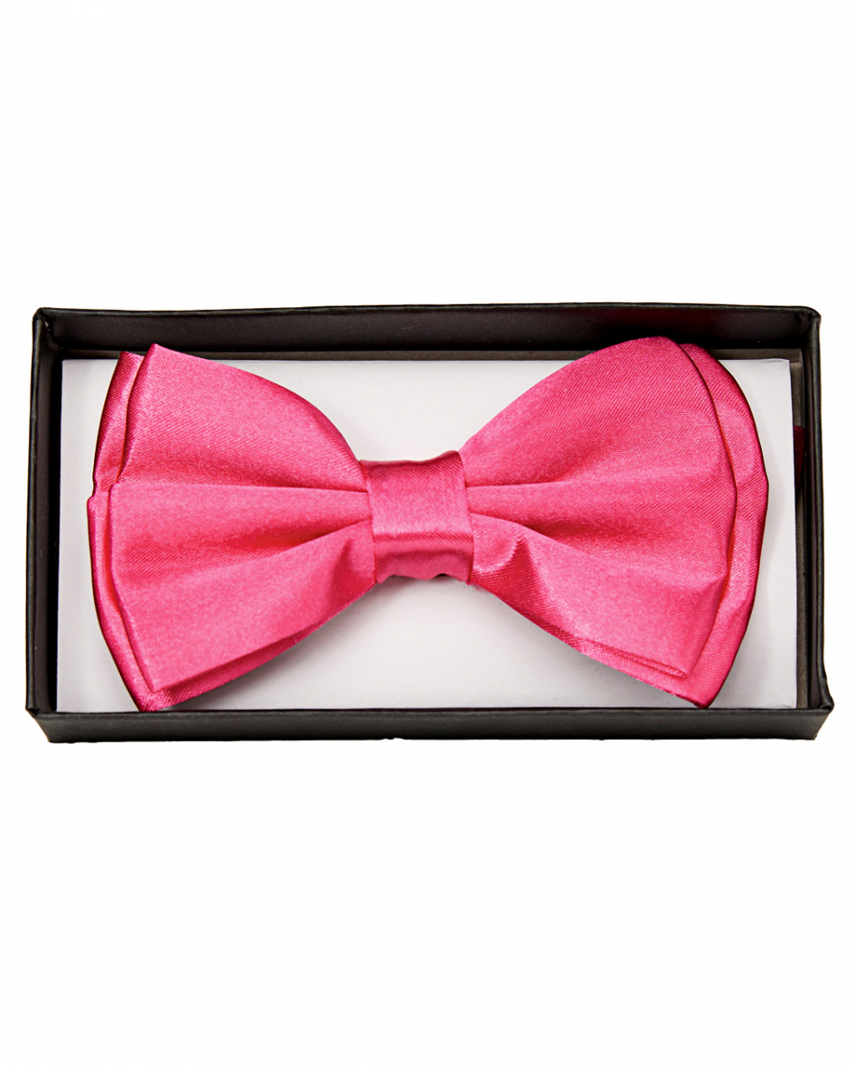 Satin Fliege Deluxe pink