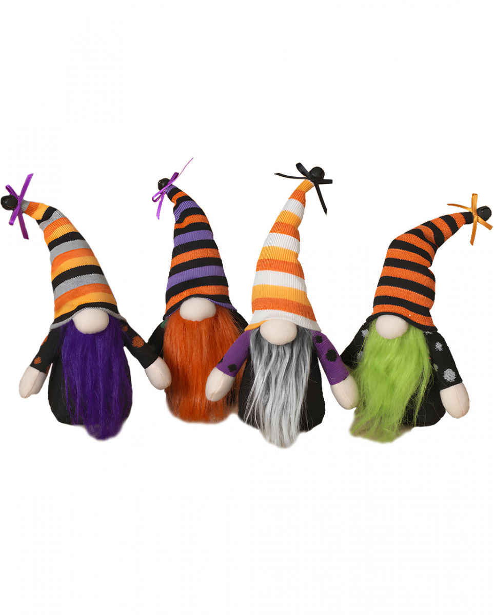 Halloween Plüsch Zwerg mit Glöckchen 13cm