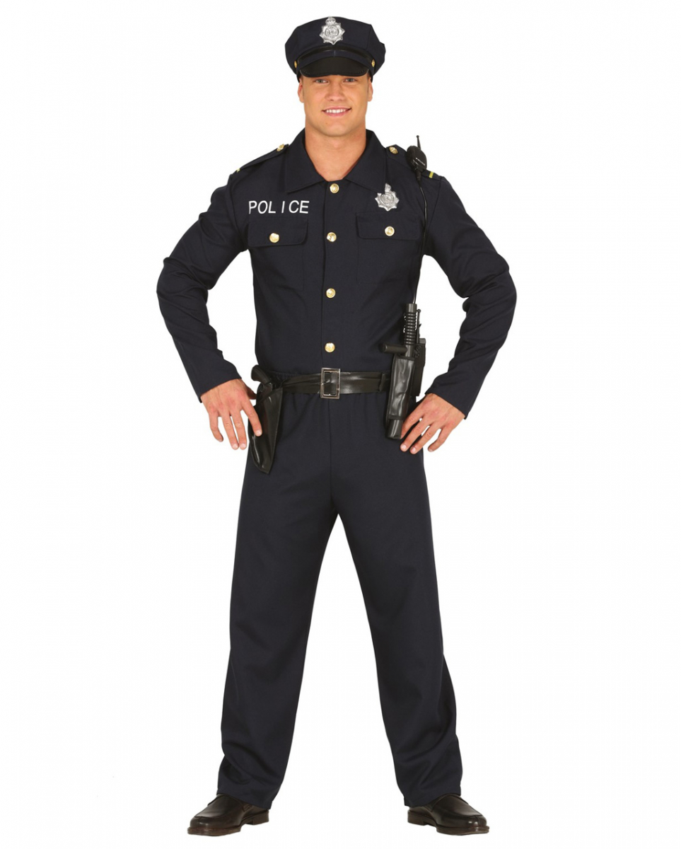 Herren Cop Kostüm