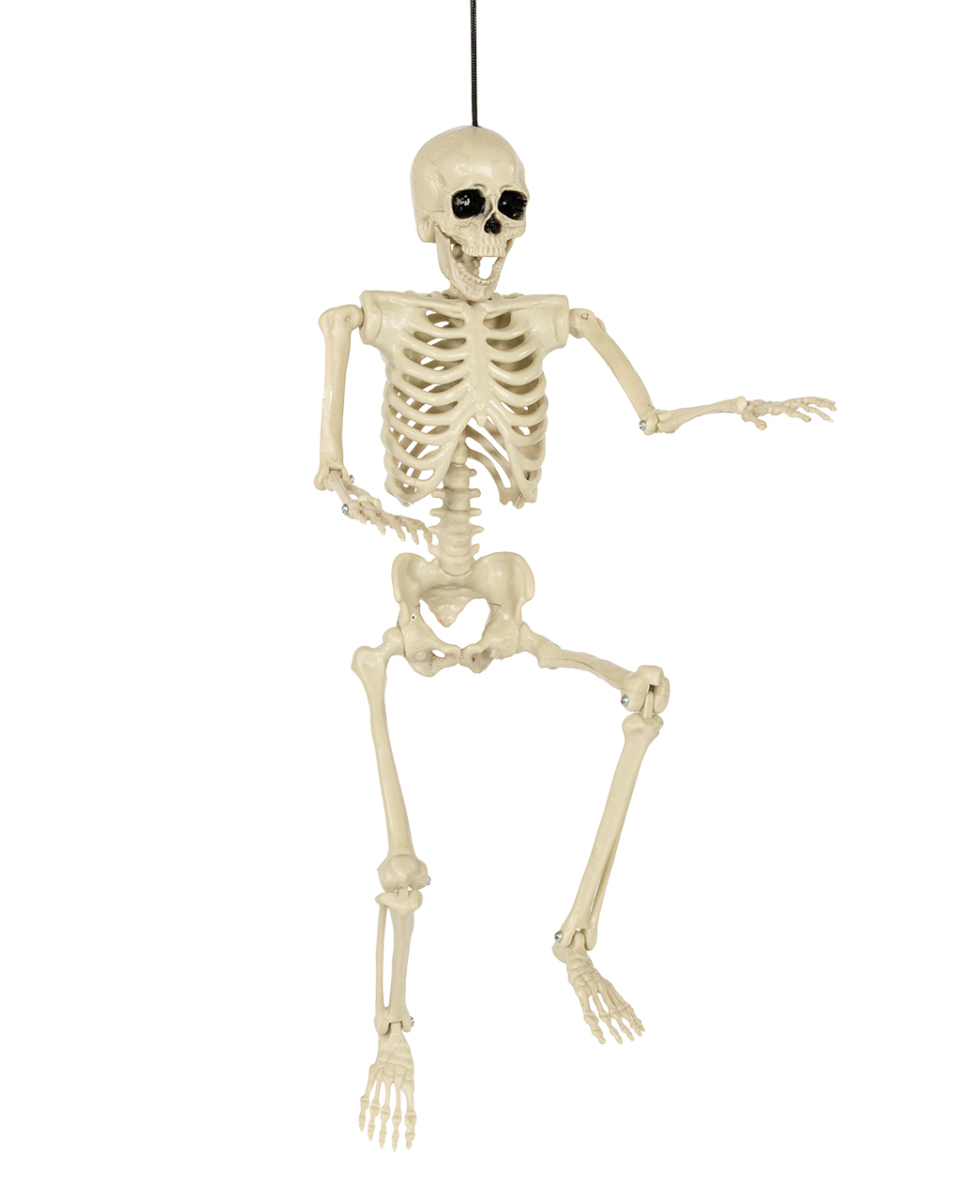 Positionierbares Halloween Skelett 36cm