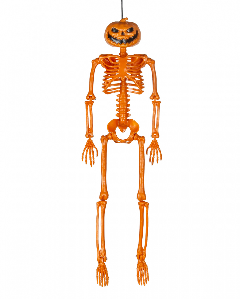 Positionierbares Jack O'Lantern Skelett 39cm