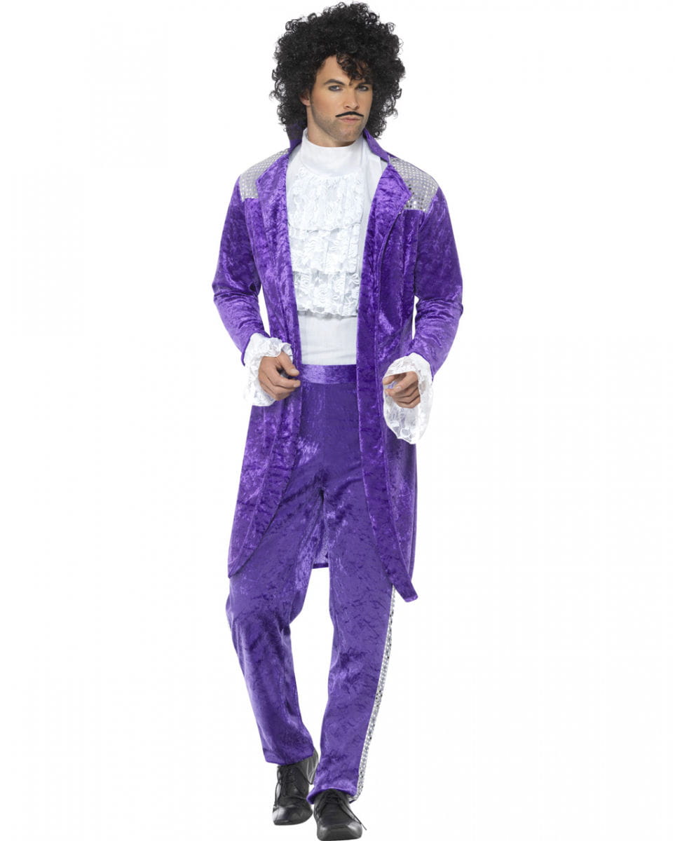 80er Jahre Purple Rain Kostüm
