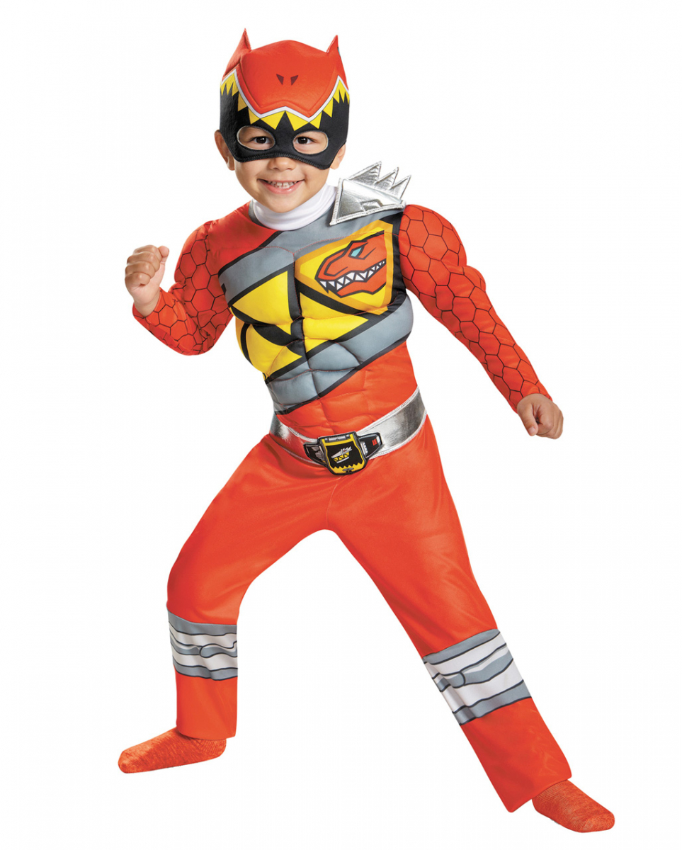 Red Power Ranger Dino Charge Kleinkinder Kostüm