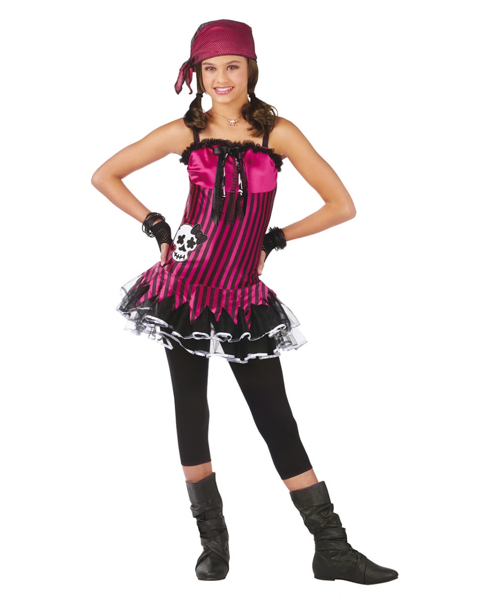 Rocking Skull Seeräuberin Kostüm