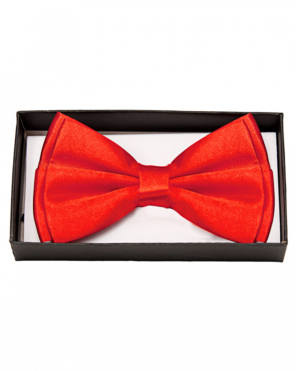 Satin Fliege Deluxe rot