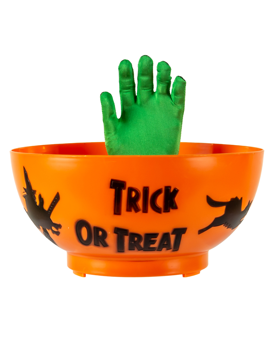 Scary Bonbon Schüssel mit schnappender Hand
