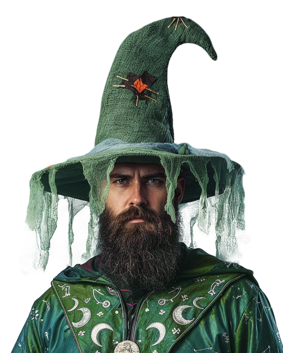 Verschlissener Hexenhut