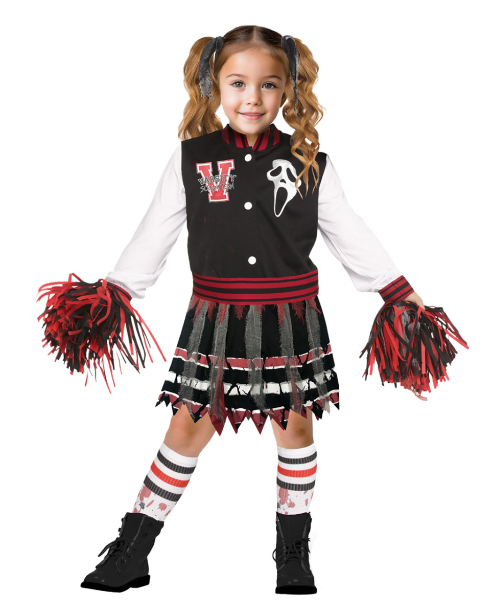 Scream for the Team Cheerleader Kostüm für Kleinkinder