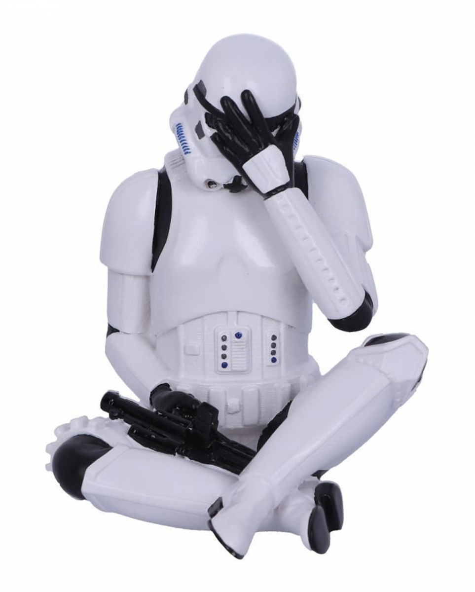 See No Evil Stormtrooper Statue 10cm