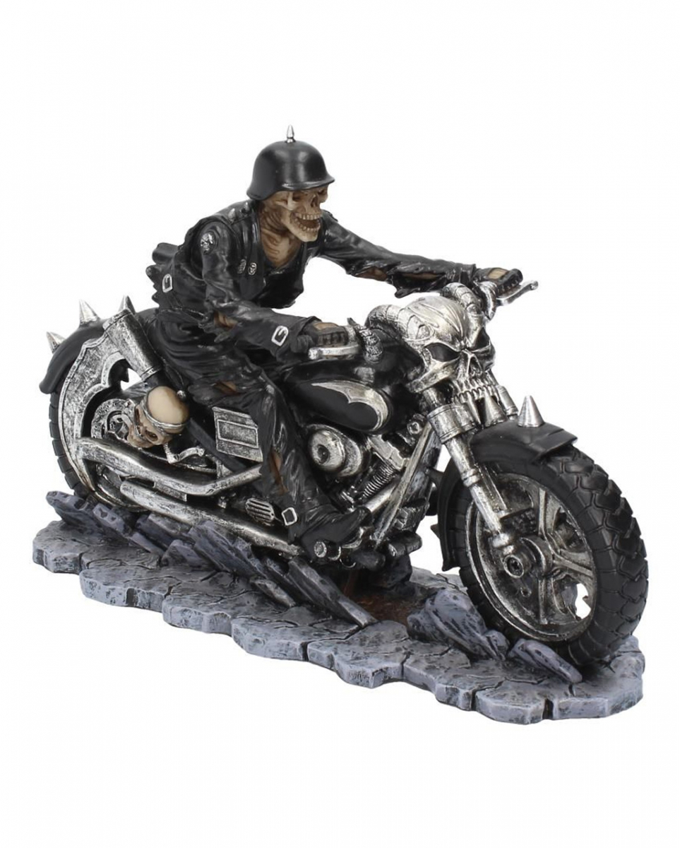 Skelett Biker auf Motorcycle