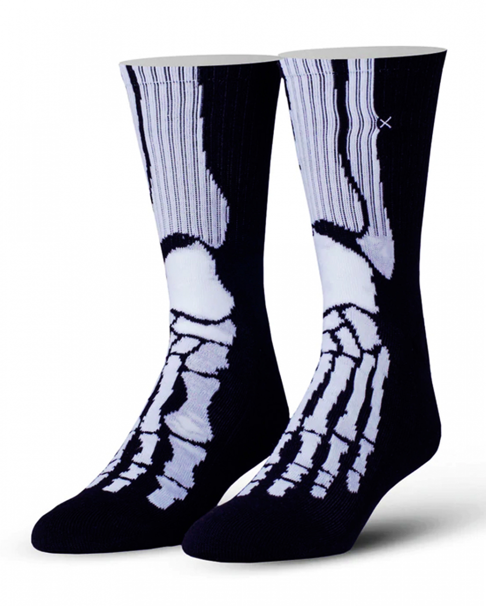 Halloween Skelett Strick Socken