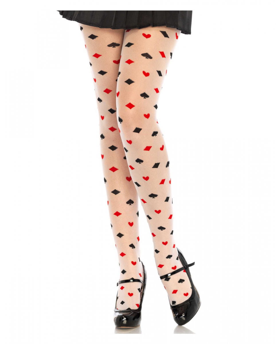Strumpfhose Queen of hearts