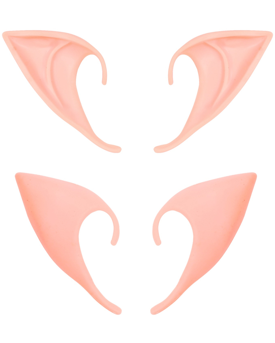 Spitze Ohren zum Aufstecken für Elfen & Feen