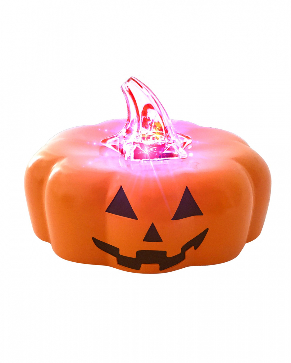 Scary Kürbis LED Teelicht 7cm