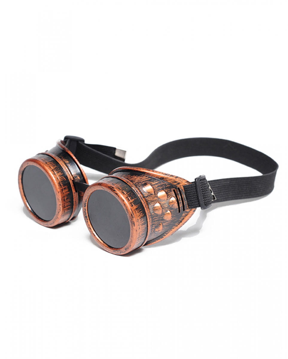 Steampunk Brille Bronze