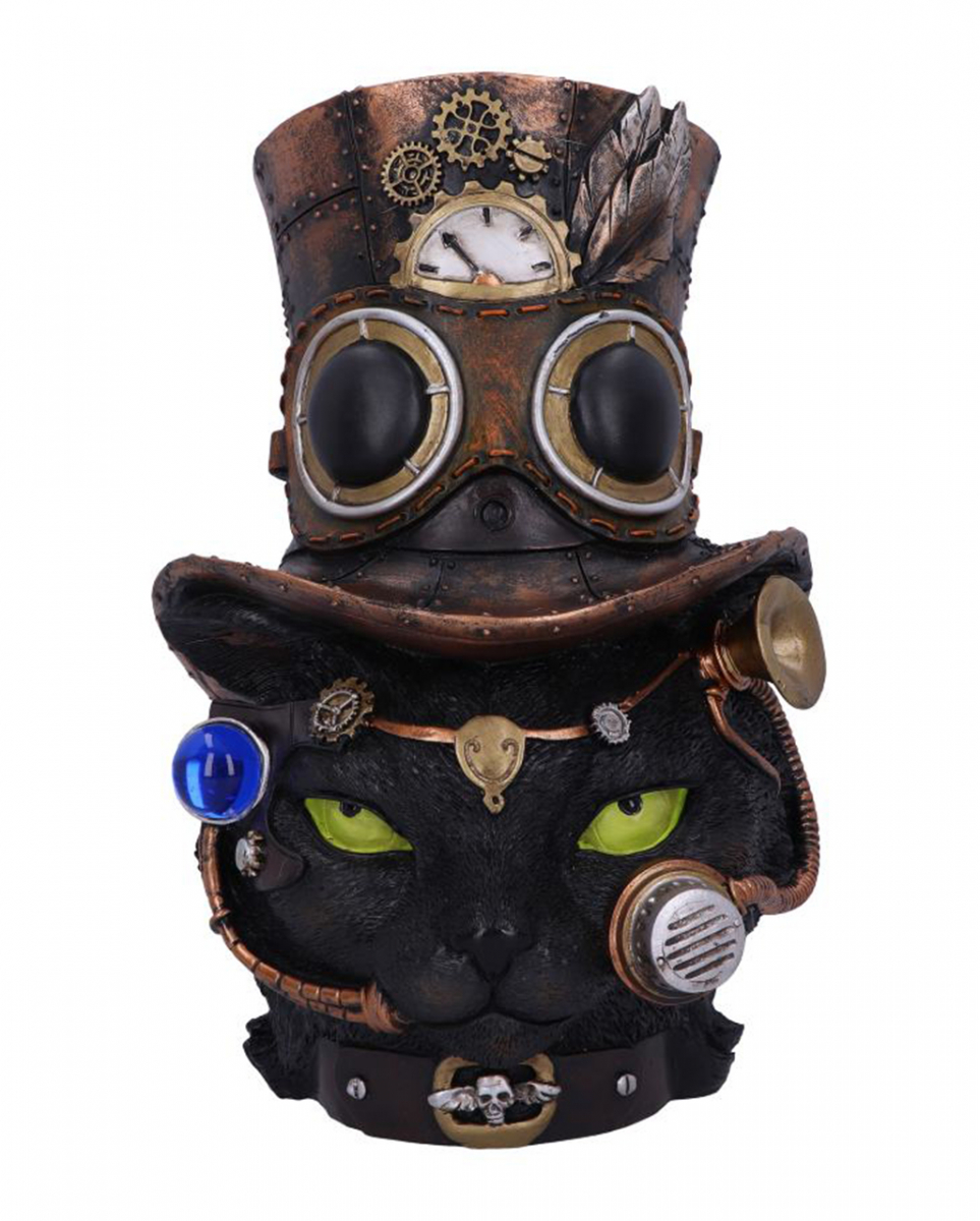 Felius Moog Steampunk Katzen Figur 28,8cm