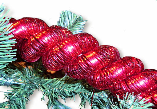 Tinselkordel rot 4 m