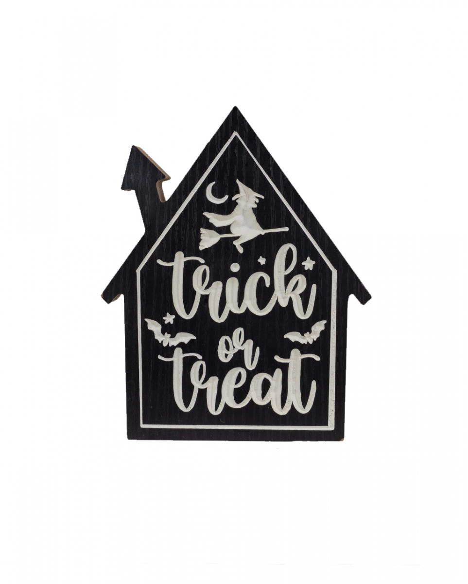 'Trick or Treat' Halloween Aufsteller 20cm