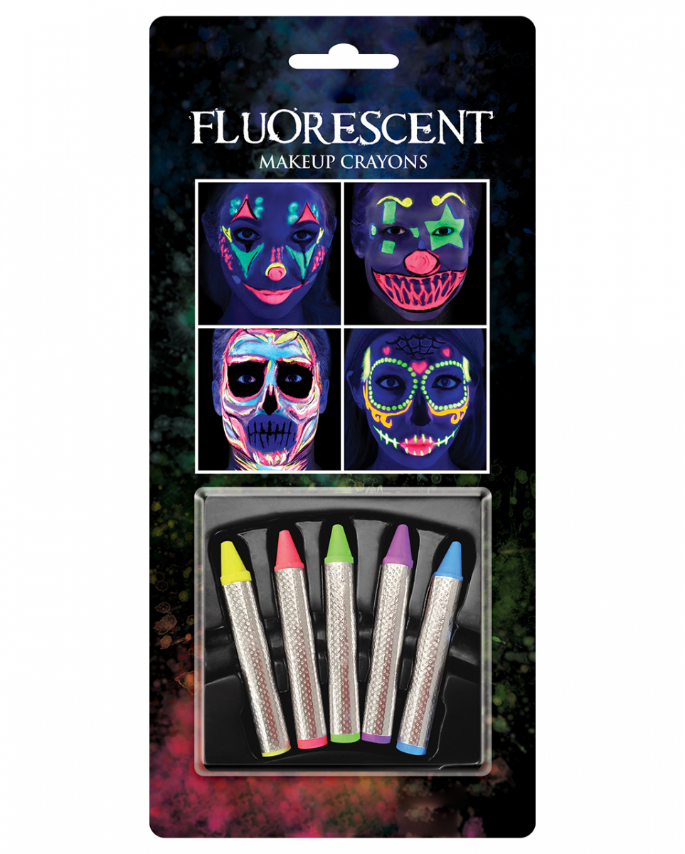 UV Neon Make-up Stifte 5 St.