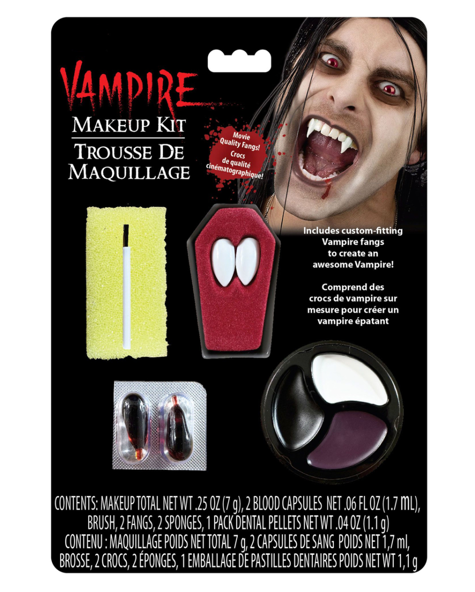 Vampir Make Up Set u. Eckzähne