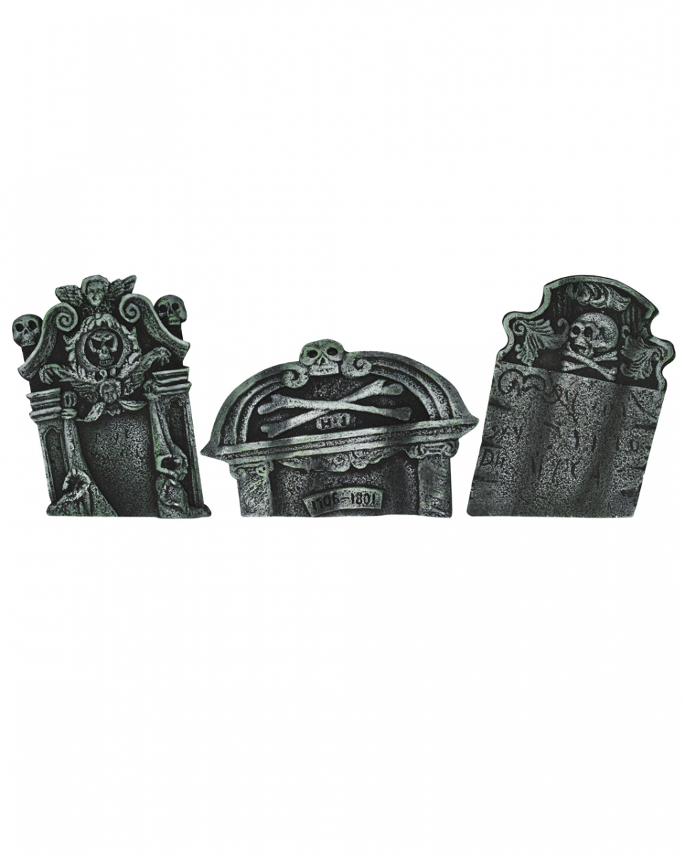 Verwitterte Grabsteine 3-tlg. Set
