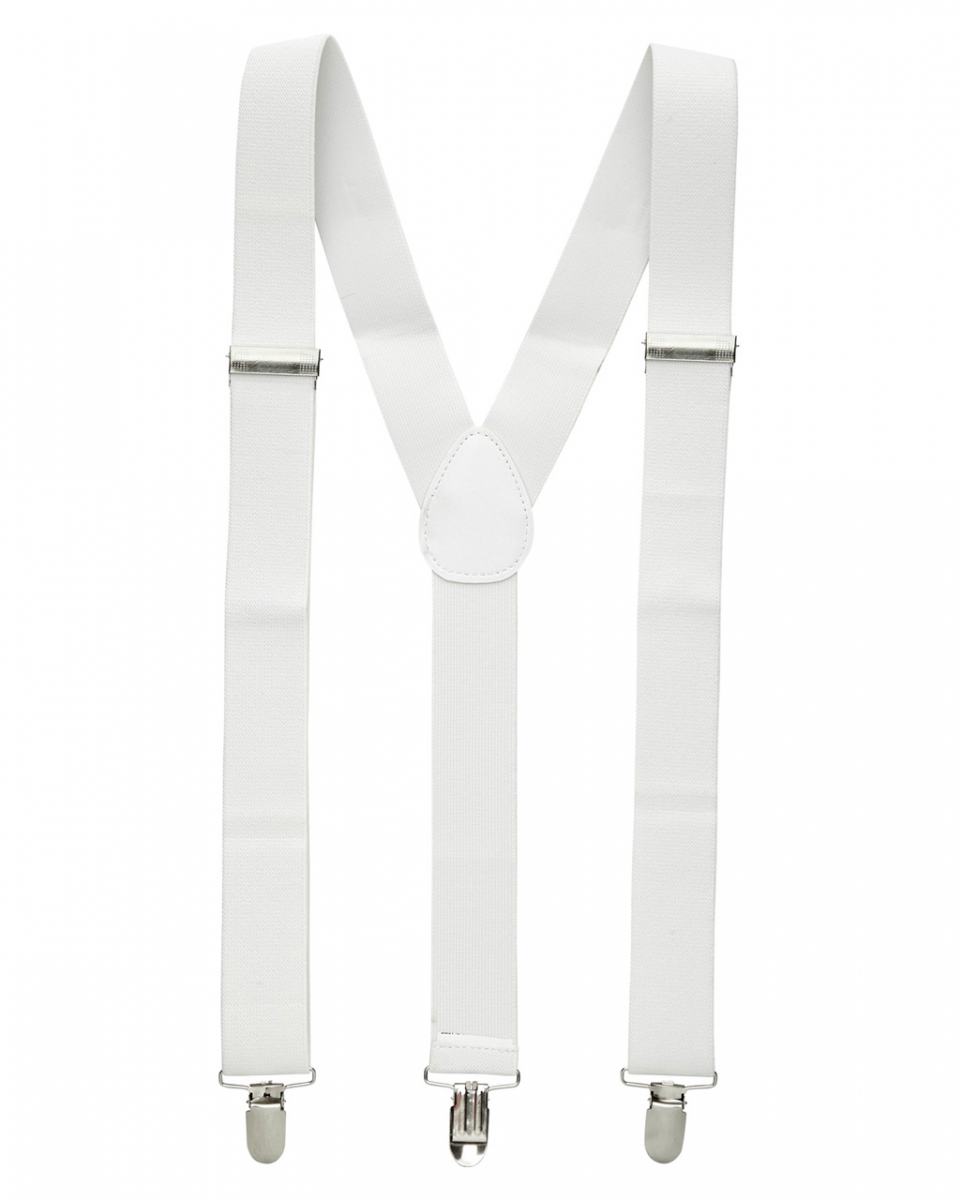Mafia Hosenträger weiß