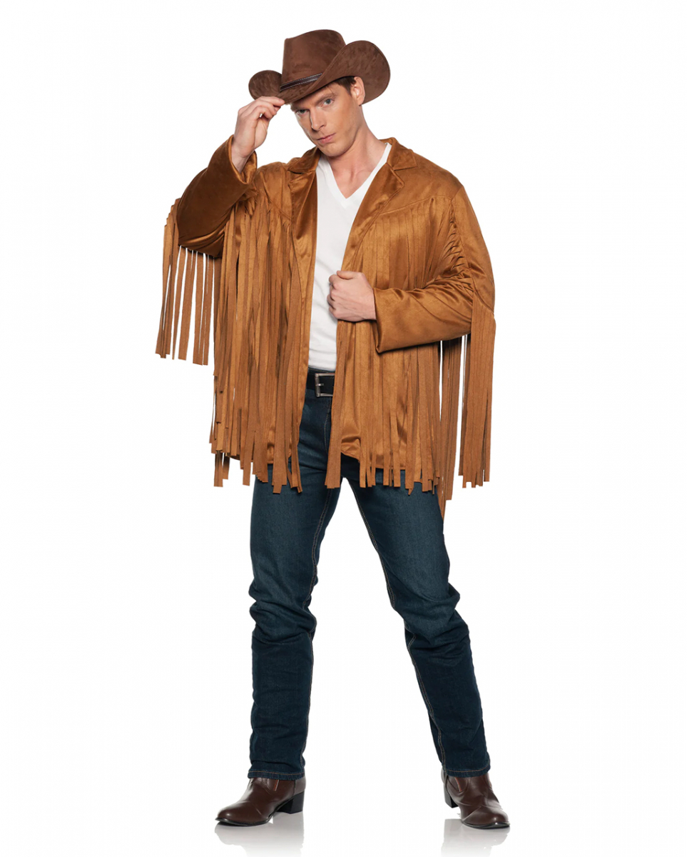 Wild West Jacke mit Fransen