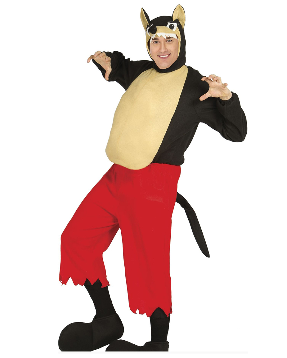 4-teiliges Wolf Kostüm