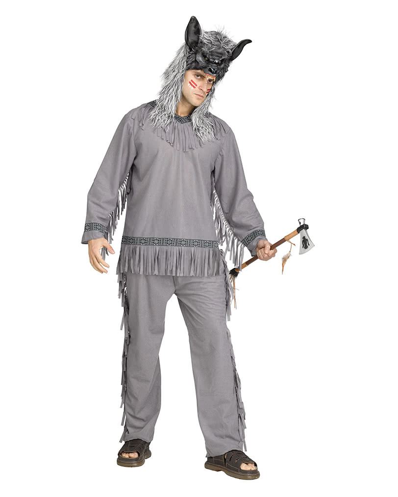 Wolfs Krieger Kostüm für Herren
