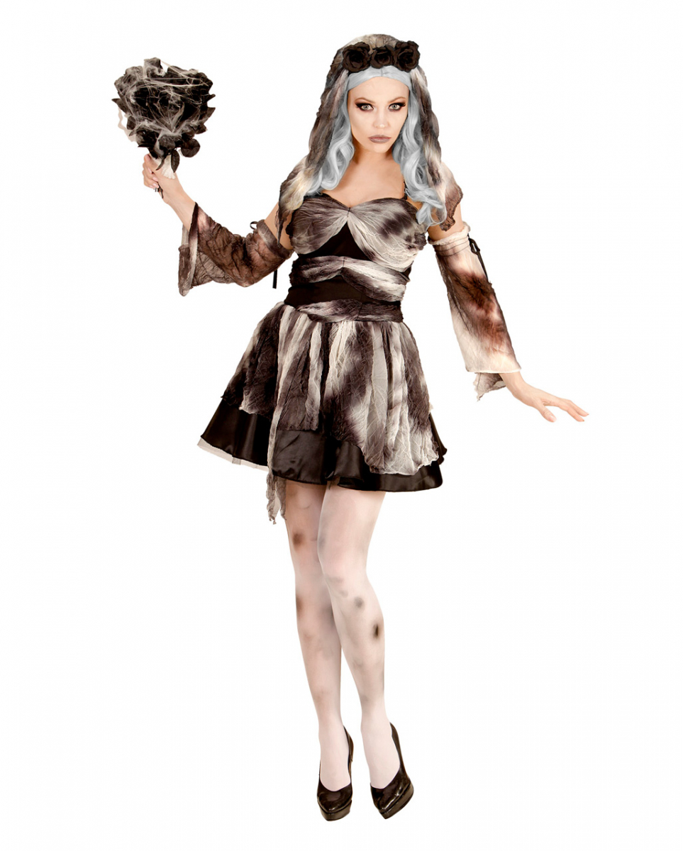 Totenbraut Kostüm mit Schleier