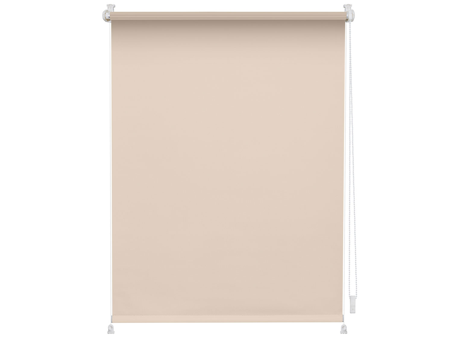 Lichtblick Rollo Klemmfix, ohne Bohren, verspannt, Verdunkelung (Creme, 45 x 150 cm)