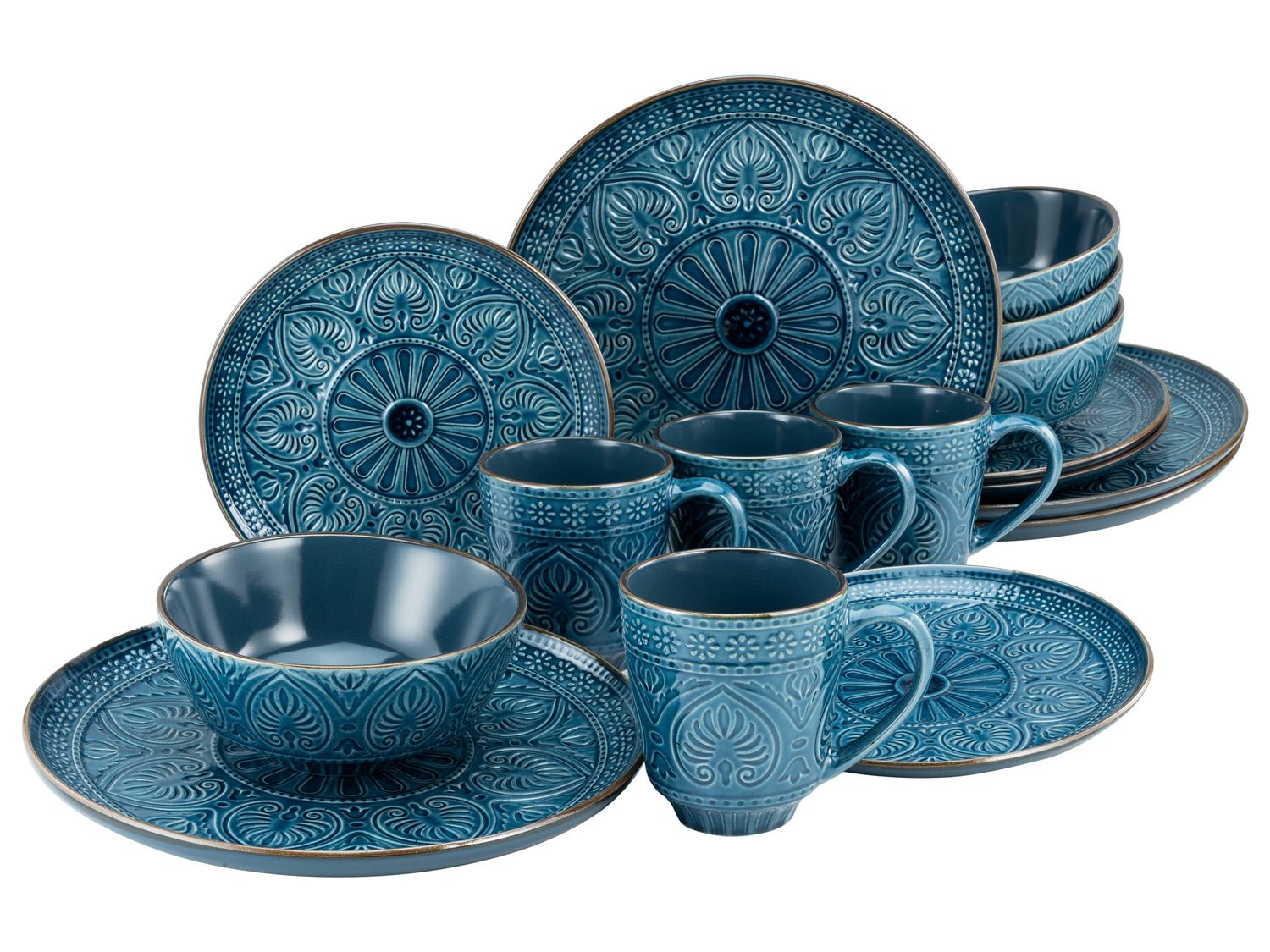 Creatable Samarkand Geschirrset 16tlg. (Lapislazuli)