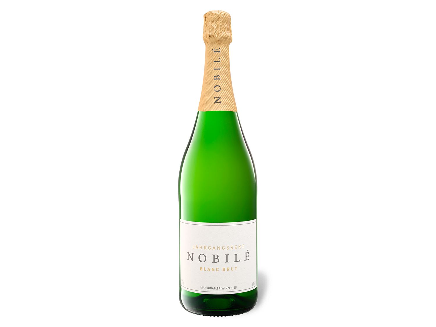 Markgräfler Winzer Nobilé Jahrgangssekt Blanc brut, Schaumwein 2023