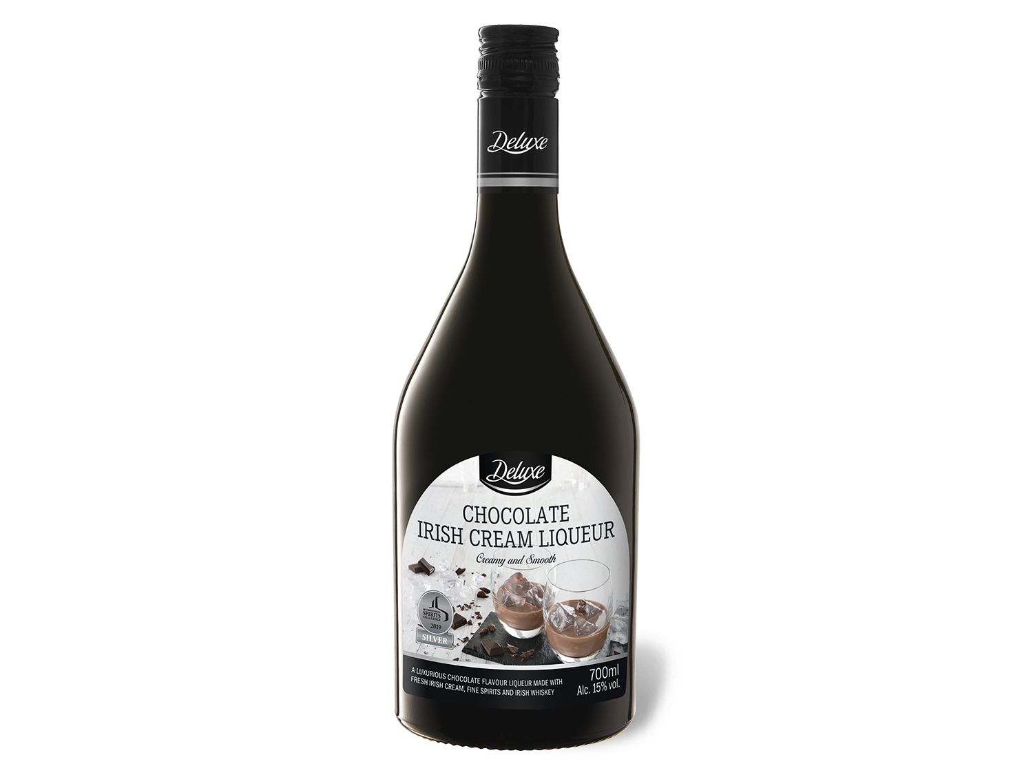 DELUXE Irischer Schokolade-Sahnelikör 15% Vol