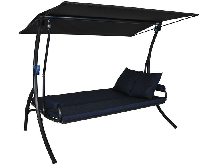 Angerer Hollywoodschaukel »WAVE«, 3-Sitzer (Blau)