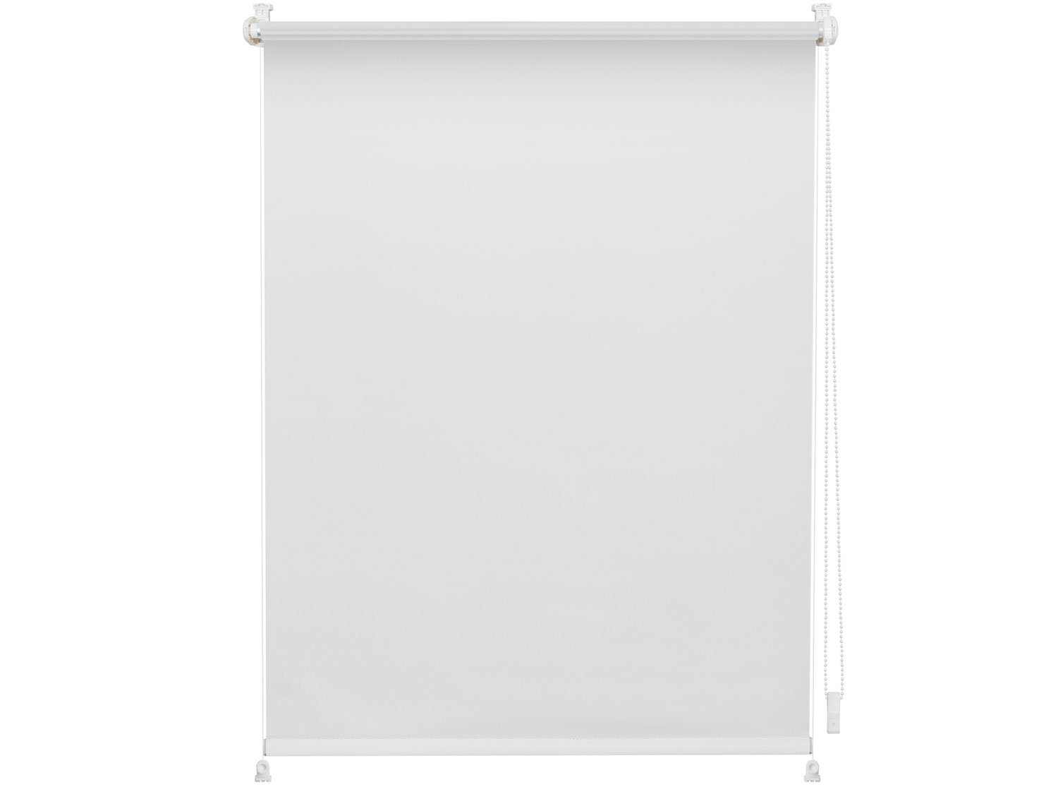 Lichtblick Rollo Klemmfix, ohne Bohren, verspannt, Verdunkelung (Weiß, 80 X 200 CM)