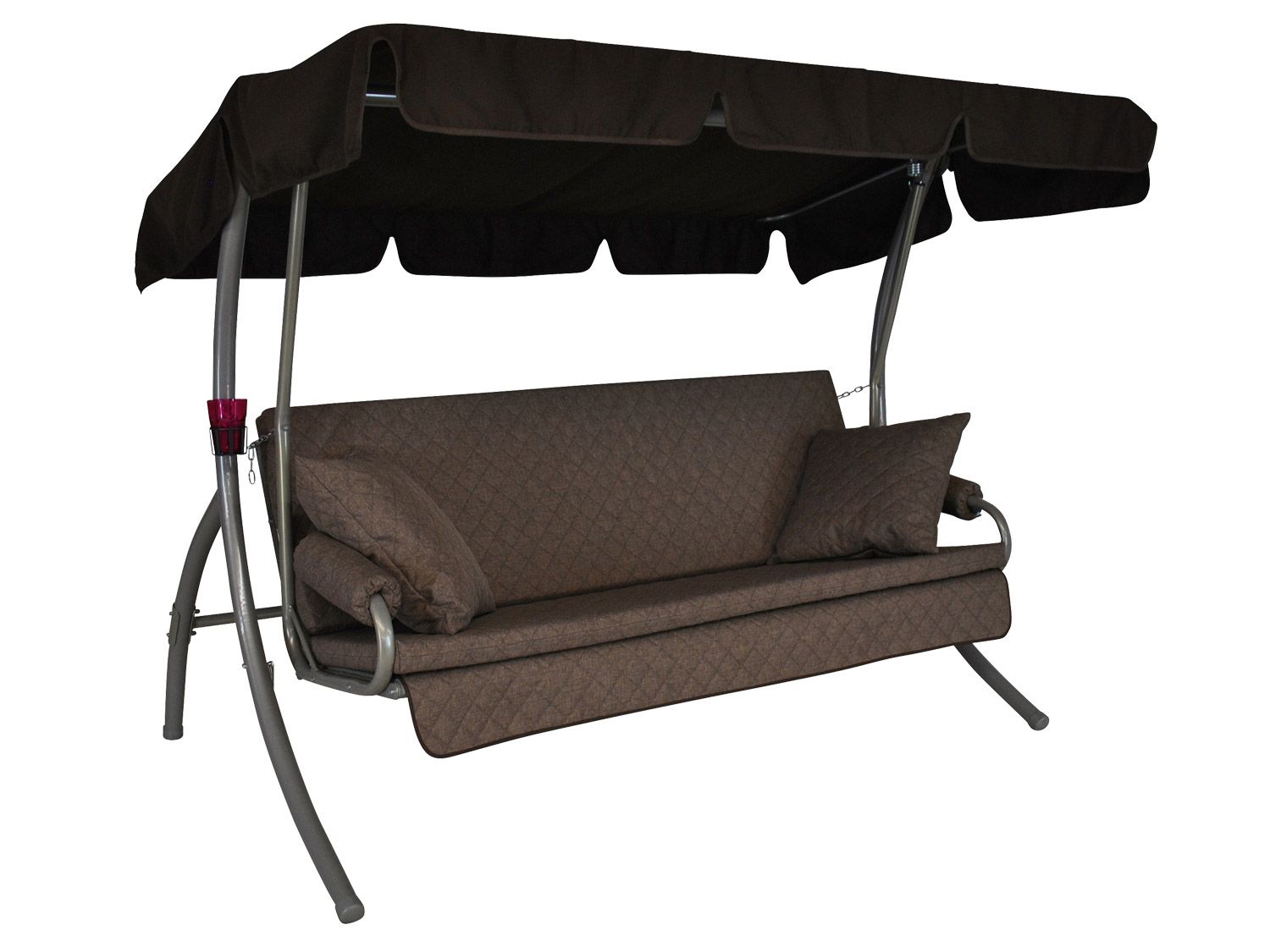 Angerer Hollywoodschaukel »LIVING«, 3-Sitzer (Taupe)