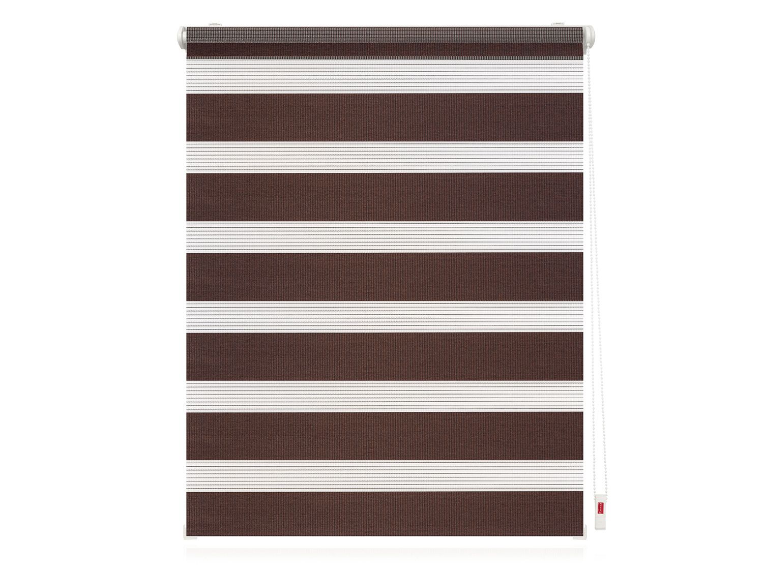 Lichtblick Duo Rollo Klemmfix, ohne Bohren (Dunkelbraun, 80X200 CM)